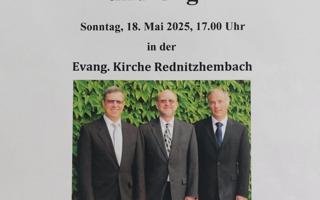 Herzliche Einladung zum Konzert für Bariton, Blockflöte und Orgel