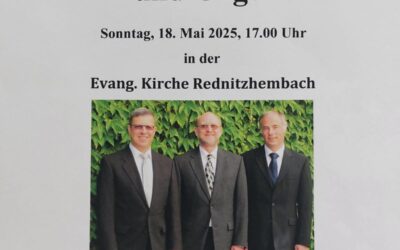 Herzliche Einladung zum Konzert für Bariton, Blockflöte und Orgel